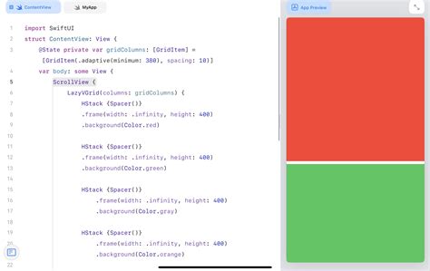 GitHub S Way520 SwiftUI Grid SwiftUI Grid Arrangement Adaptive