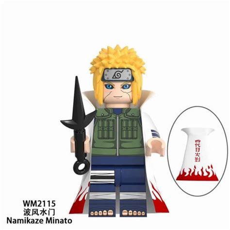 Jual Toys Minato Namikaze TANPA BOX Naruto Minifigure Konoha Hokage Ke