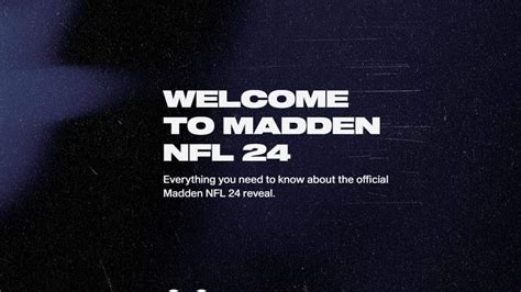 Welcome To Madden Nfl 24 Official Reveal Trailer Mutgg