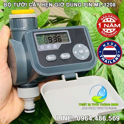 Cửa hàng bán bộ hẹn giờ tưới cây tự động ML 1208 tphcm giá rẻ thái lan