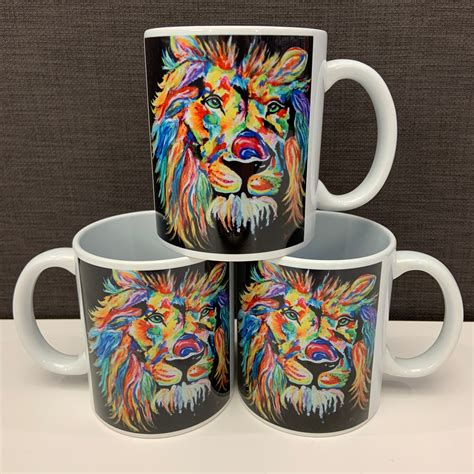 Artist Profile Shows Lion Coffee Mug Creation Process And Inspiration - RYZE Superfoods