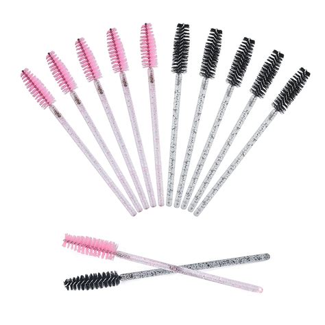 200PCS Disposable Crystal Eyelash Mascara Brushes Wands Applicator