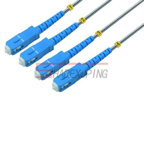 250MField Outdoor SC UPC SC UPC 9 125 4 Strand Single Mode Fiber Patch