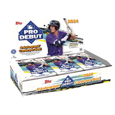 2024 Topps Pro Debut Baseball Checklist Set Details Date Boxes