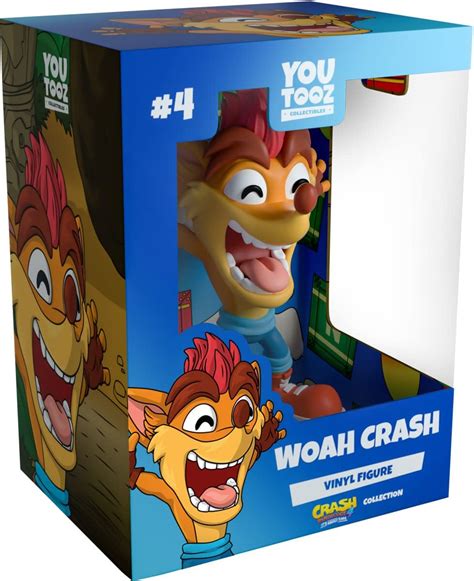 Youtooz Woah Crash Inch Vinyl Figure Collectible Crash Figure