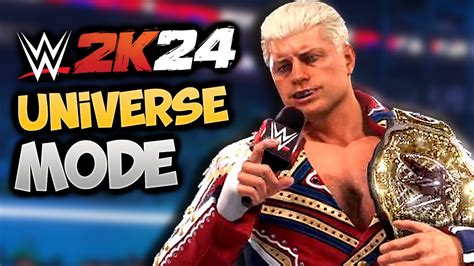 WWE 2K24 Universe Mode AMAZING Gamechangers YouTube