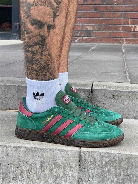 Adidas Handball Spezial Collegiate Green Burgundy Ls