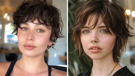 Pixie Cut Ondulado Rosto Redondo - Pixie Shag: A Tendência de 2025 para Mulheres com Rosto Redondo ...