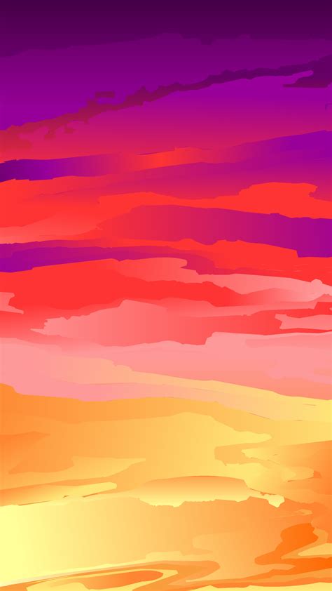 Magenta Sunset Vector Illustration Sunset Sky Vector For Graphic