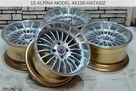 Alpina 15 inç jant 195 45 15 waterfall lastik Jant ve Lastik 1682150394