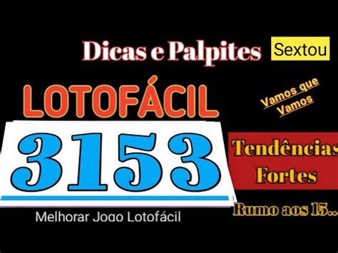 Dicas E Palpites Para Lotof Cil Concurso Desta Sexta Feira