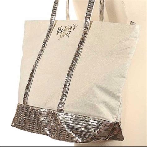 Victoria S Secret Bags New Victorias Secret Sequin Weekender Tote