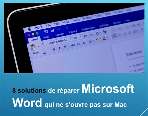 8 solutions de réparer Microsoft Word qui ne s ouvre pas sur Mac