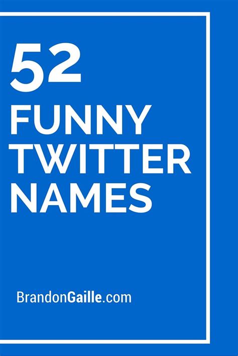 100 Cute and Funny Twitter Names that are Clever | Names, Funny, Twitter