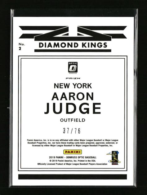 Donruss Optic We The People Prizm Aaron Judge New York