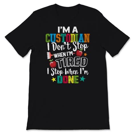 School Custodian Appreciation T School Custodian Shirt Cute