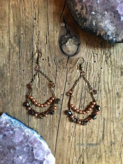 Boho Beaded Earrings How To Make A Dangle Earring Jewelry On Cut