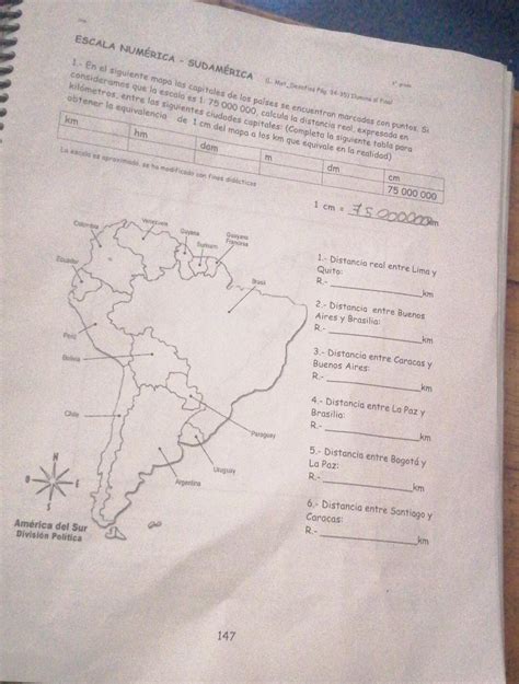 En El Siguiente Mapa Las Capitales De Los Paises Se Encuentran Marcadas