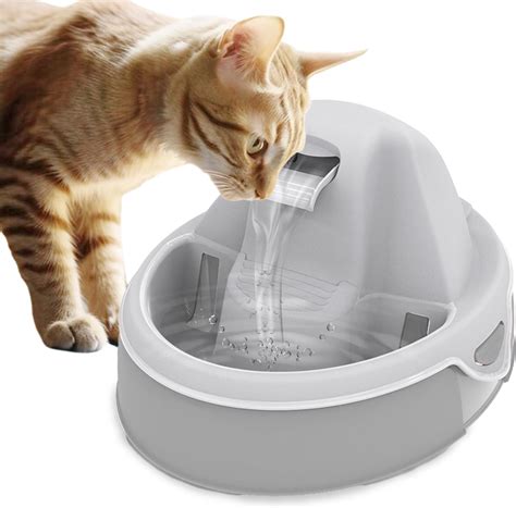 AMICUS Fuente de agua para mascotas Aqua Flow Recipiente automático