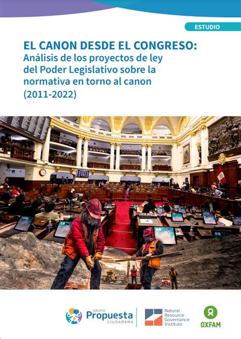 El Canon Desde El Congreso An Lisis De Los Proyectos De Ley Del Poder