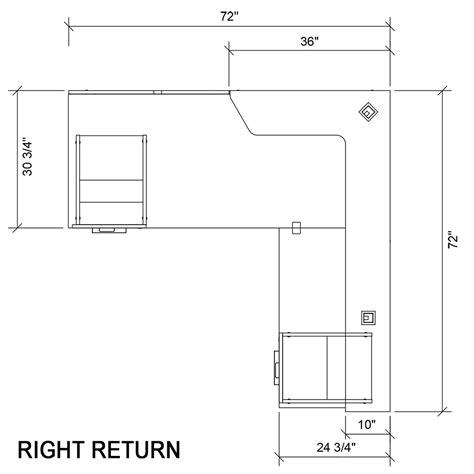 Single Person Reception Desk Solide Reception Desk L Shape