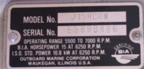 Johnson Boat Motor Serial Number Check | Webmotor.org