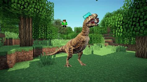 Minecraft Dinosaur Mod 1 The Beginning YouTube