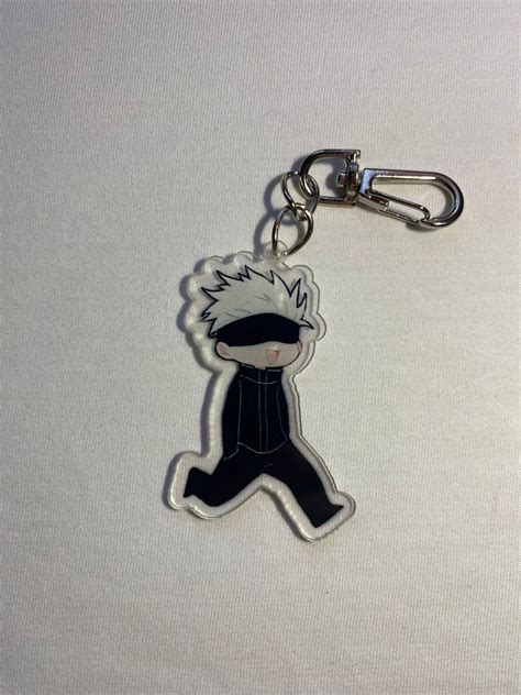 Jujutsu Kaisen Anime Chibi Acrylic Keychains And Bag Decoration Charms Gojo Inumaki Mahito