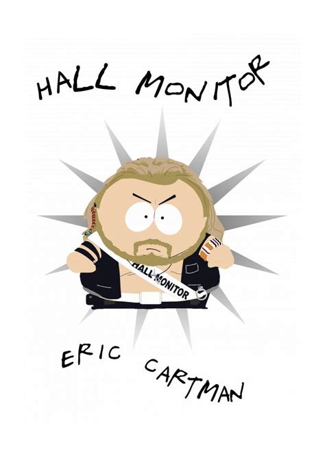 T Shirt Prime South Park Eric Cartman Hall Monitor R5513 Em Tctoys