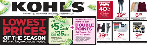 Kohl S Weekly Ad Flyer Circular Wadav