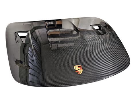 Front Bonnet Hood With Naca Air Vents Carbon Fibre Porsche