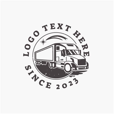 freight transport truck logo brandcrowd logo maker brandcrowd