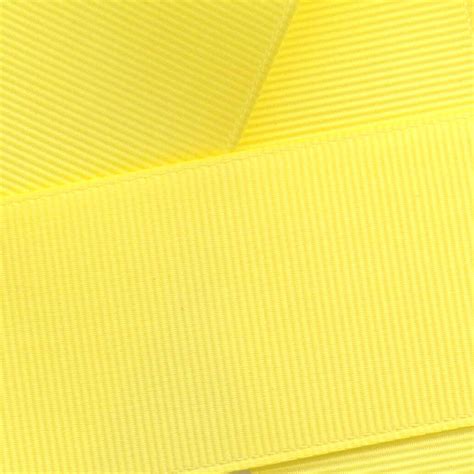 Grosgrain Ribbon Solid Lemon Yd Michaels