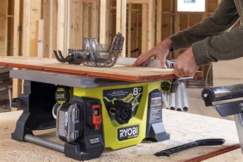 Ryobi 18v One Hp Brushless 8 14 Inch Cordless Table Saw Ptr