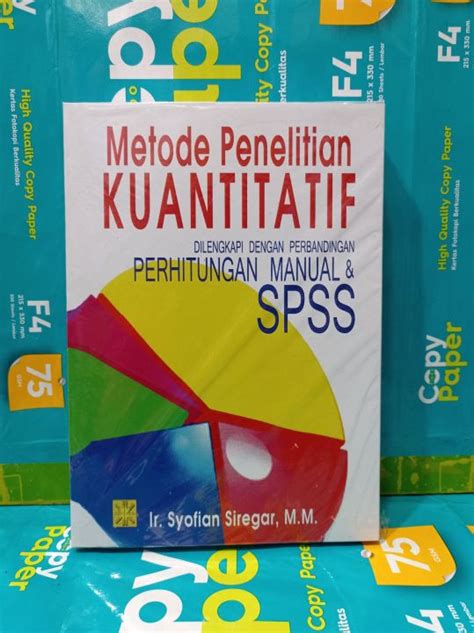 Buku Metode Penelitian Kuantitatif Dilengkapi Dengan Perbandingan