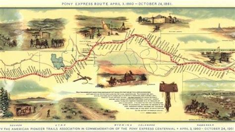 Pony Express Route