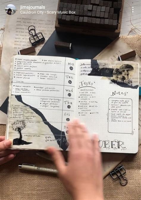 An Open Book On Top Of A Table Next To Some Type Of Paper And Scissors