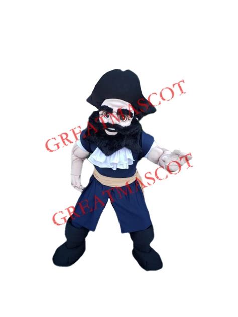 Realistic Buccaneer Mascot Costume