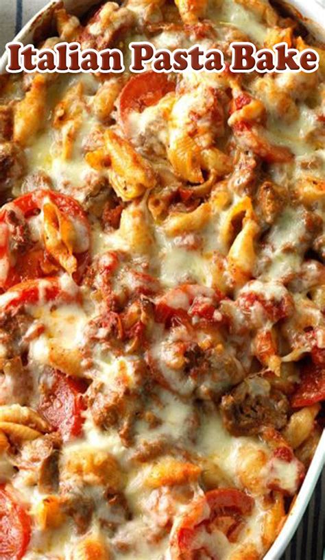 How To Make Italian Pasta Bake Recipes