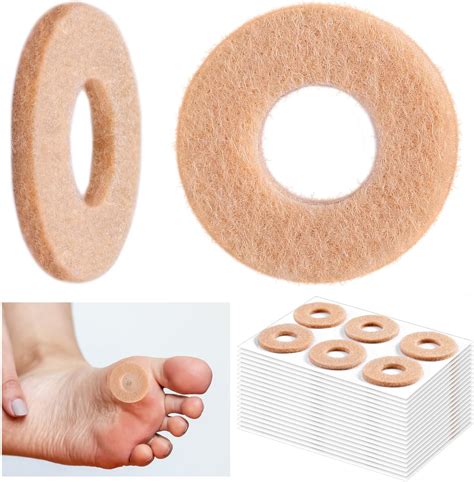 Threlaco Felt Callus Pads Callus Cushions For Bottom Of