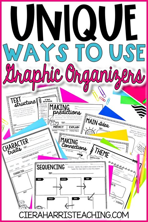 Unique Ways To Use Graphic Organizers Ciera Harris Teaching Graphic