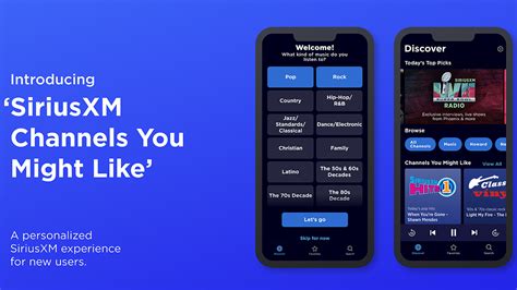 SXM App Offers Personalization Feature for New Users | SiriusXM