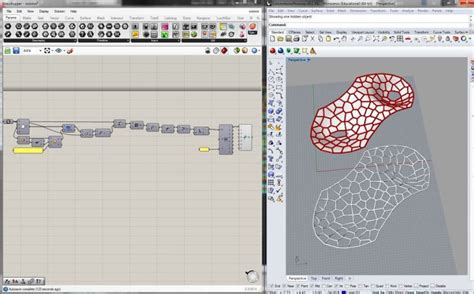 Non Planar Voronoi Definition Grasshopper Rhino Tutorial 3d Tutorial Sectional Perspective