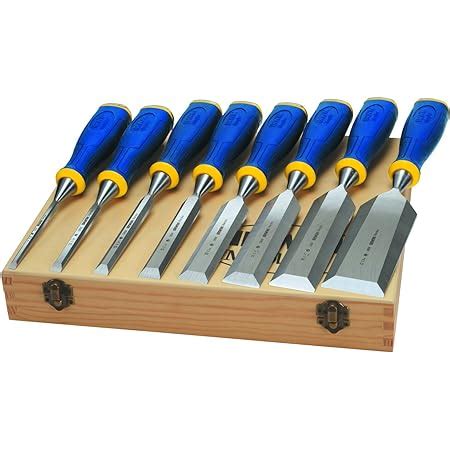 Irwin Marples M Split Proof Bevel Edge Chisels Piece Wooden Box