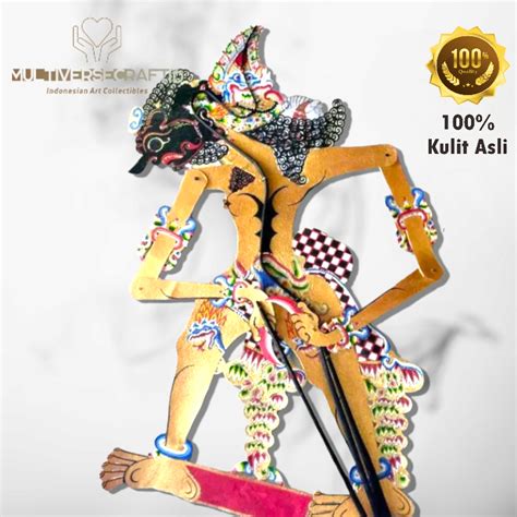 Jual Wayang Kulit Alusan Bahan Kulit Sapi Asli Brotoseno Bratasena