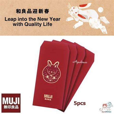 Jual Muji Chinese New Year Red Envelope Hongbao Amplop Angpao Ang