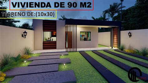 VIVIENDA DE 90 M2 TERRENO 10X30 YouTube