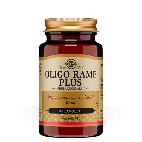 Solgar Oligo Rame Plus Integratore Di Rame Tavolette Top Farmacia