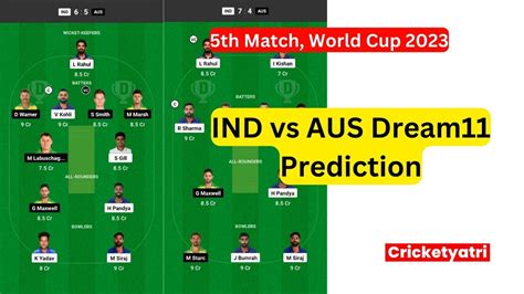 Ind Vs Aus Dream11 Prediction In Hindi Dream11 Team Fantasy Cricket