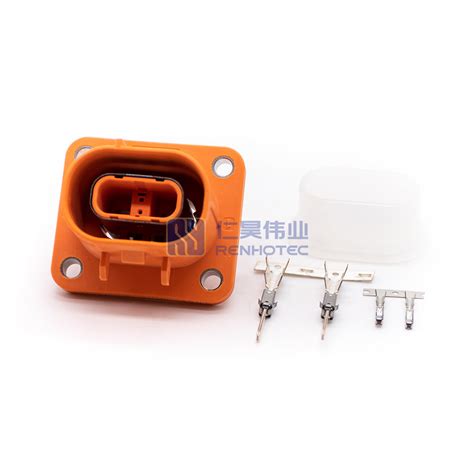 HVIL High Voltage Interlock Connector 2 Pin 2 8mm 16A Straight Socket